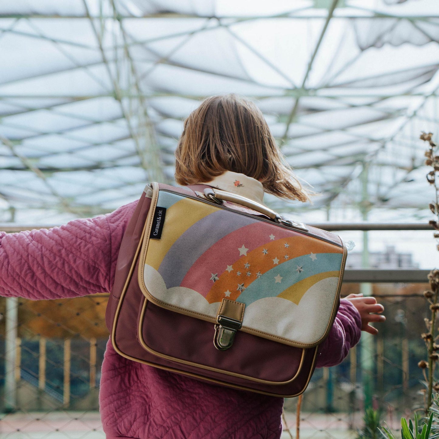 Starry Rainbow S School Bag by Caramel & Cie