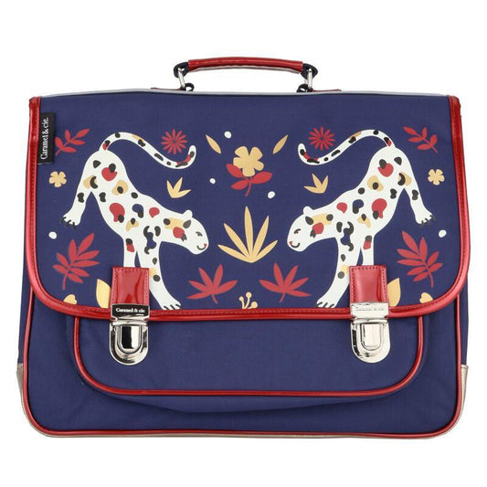 Large Flower Panthers Backpack by Caramel & Cie