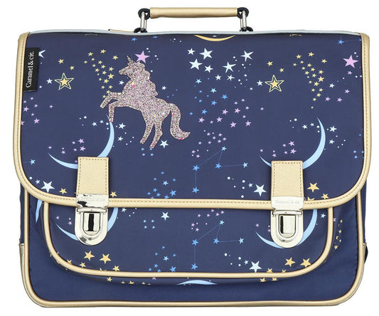 Large schoolbag - Night Constellation. by Caramel & Cie