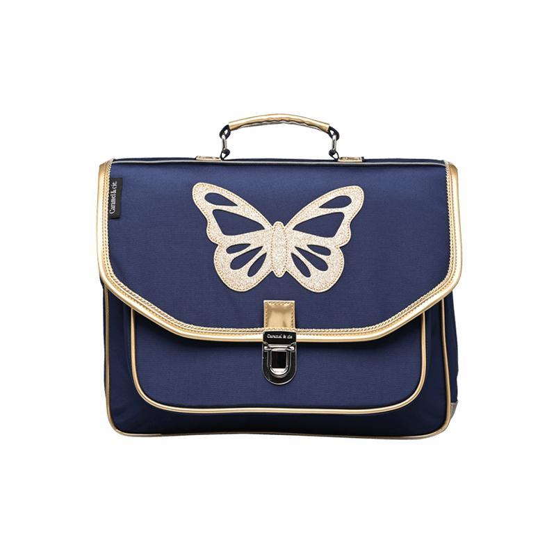 Blue Butterfly Medium Backpack by Caramel & Cie