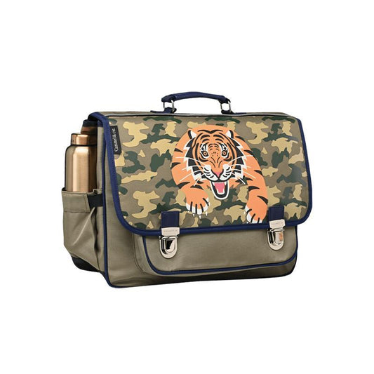 Large School Bag - The Tiger King by Caramel & Cie