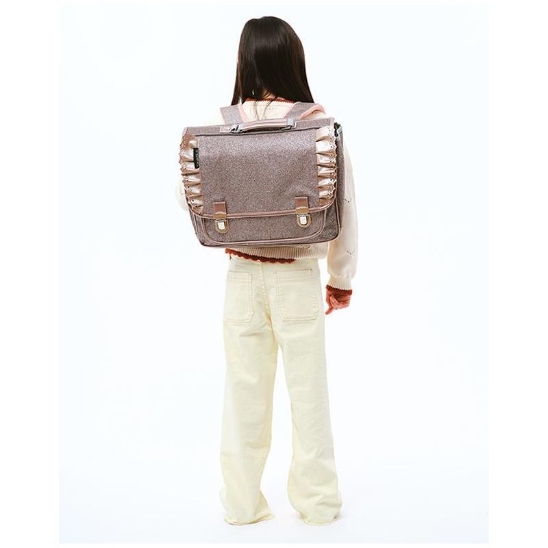 Backpack M - Copper Sequin Ruffles by Caramel & Cie