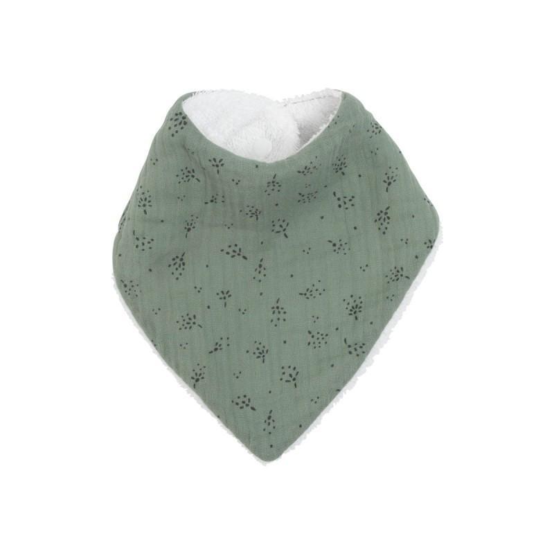 Bavoir bandana Etincelle - Eucalyptus