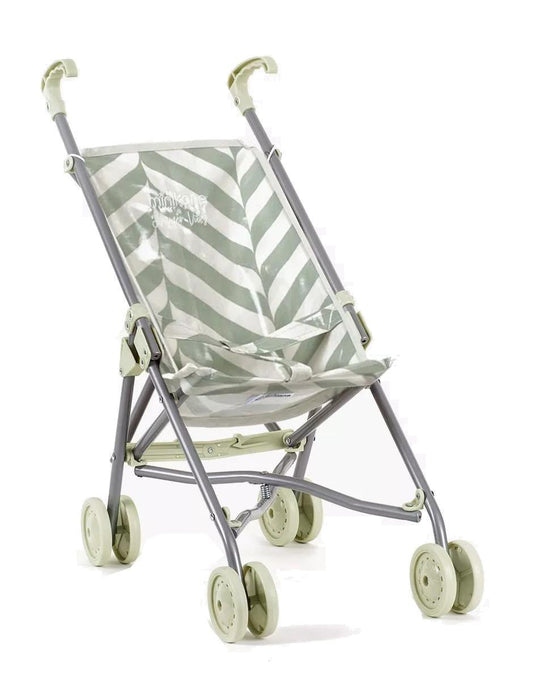 Poussette pour poupée Stripes - Vert de gris