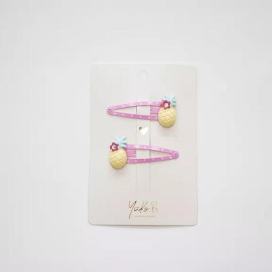 Hair clips - Pineapples - Yuko B.