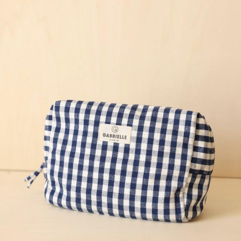 Trousse de toilette Vichy - Indigo