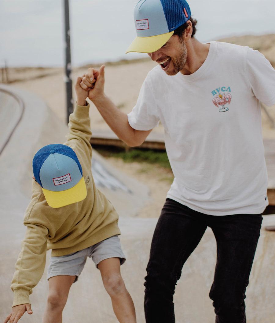 Casquette papa - Mini blue lemon