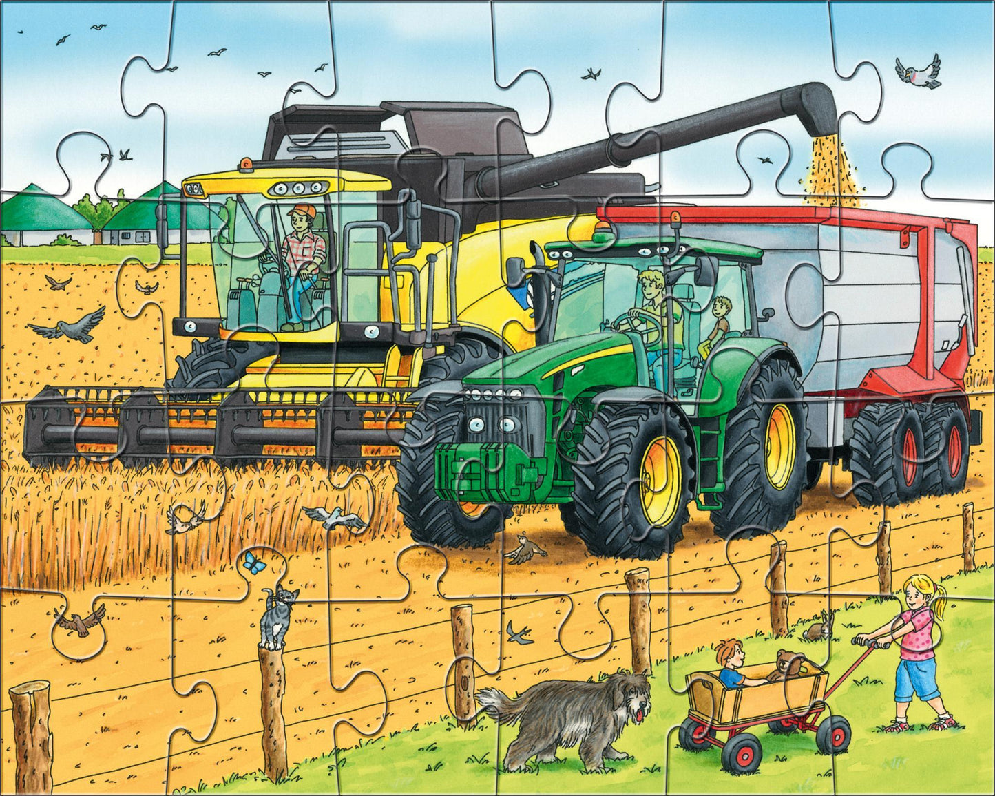 Puzzles Tracteur et Cie.