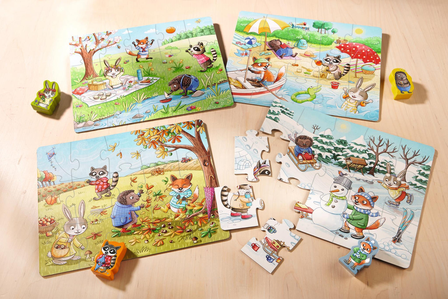 Puzzles 'Les saisons' - à partir de 3 ans