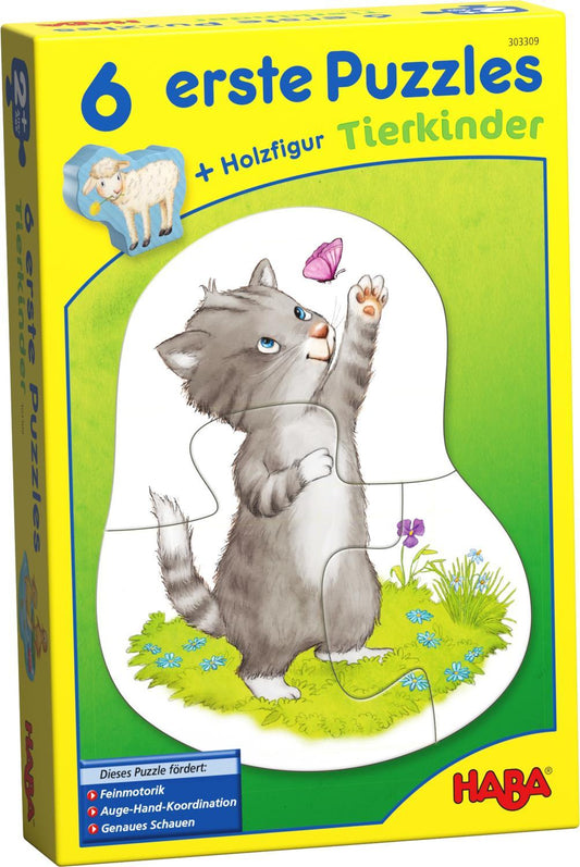 6 premiers puzzles - Bébés animaux