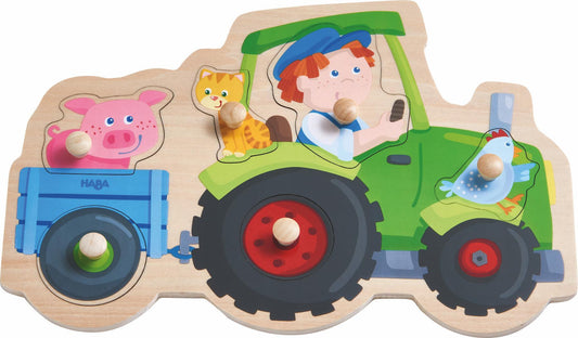 Puzzle Jolie balade en tracteur