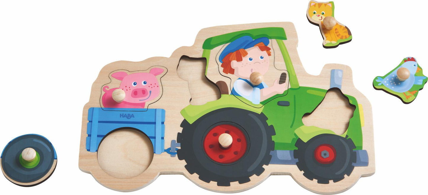 Puzzle Jolie balade en tracteur