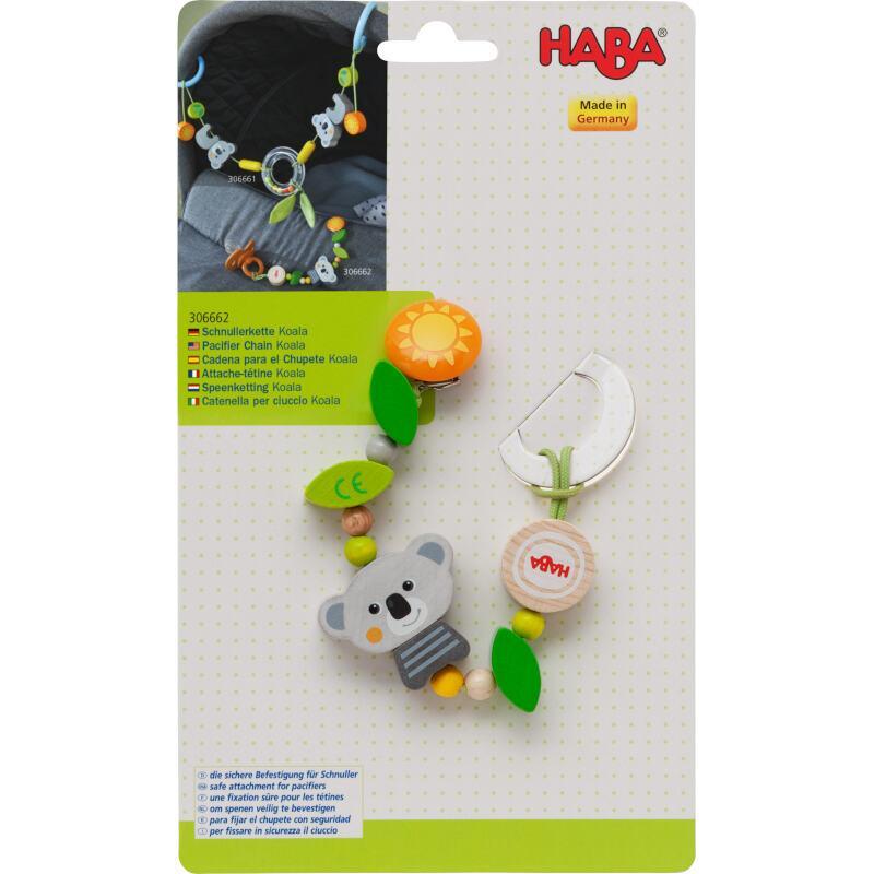 Koala pacifier clip - Haba