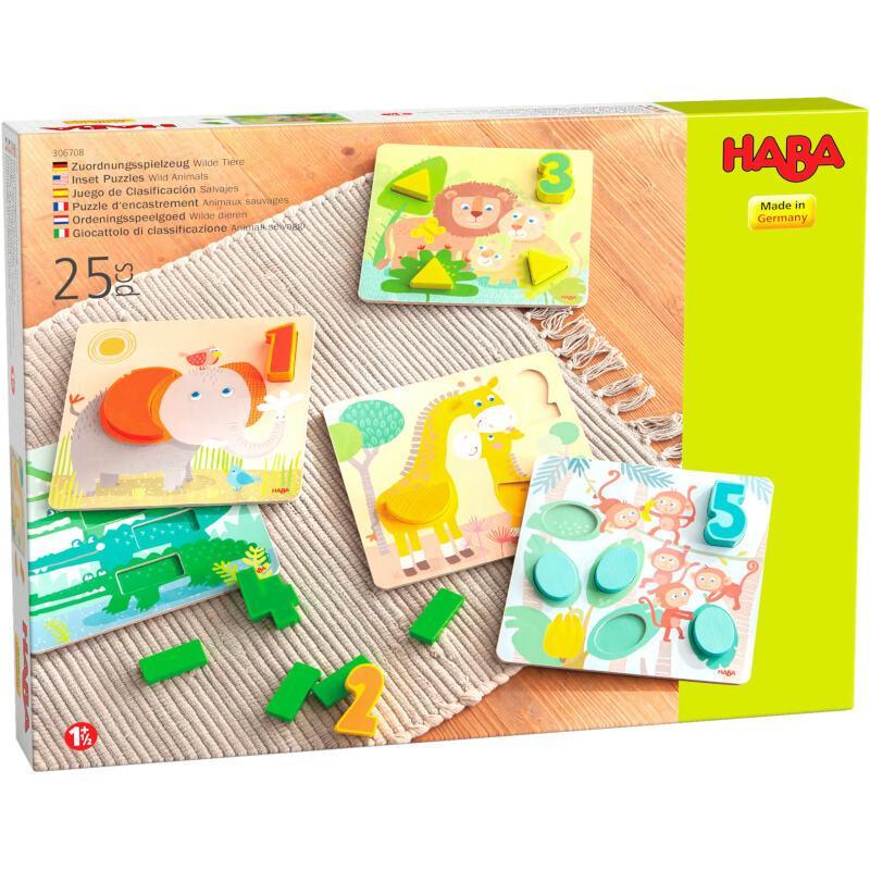 Wooden puzzle Wild animals - Haba