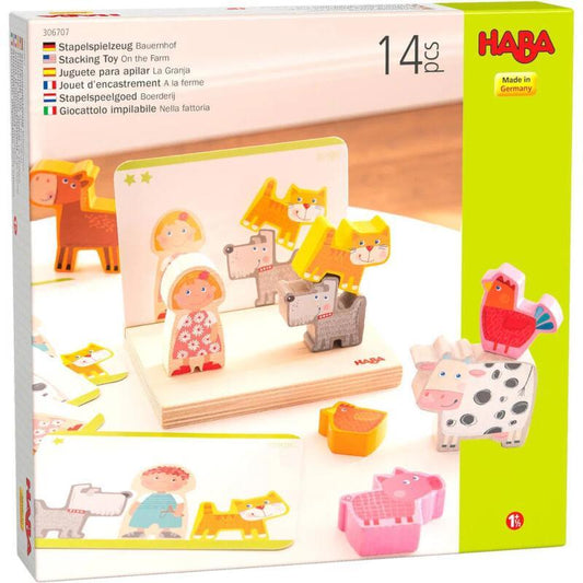 3D stacking game A la ferme - Haba