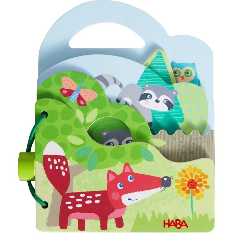 Wooden baby book - Animals of the forest - Haba