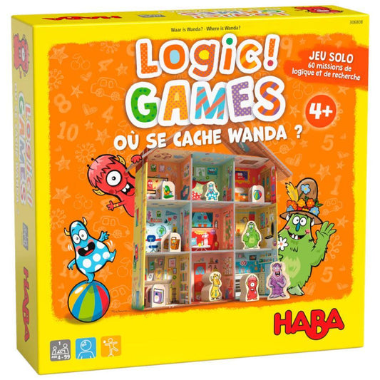 Logic Games - Jeu de société où se cache Wanda - Version française - Haba