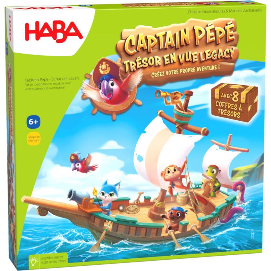 Jeu de société Captain Pépé, trésor en vue dès 6 ans - Version française - Haba