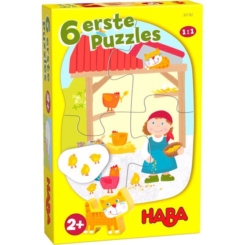 6 first jigsaw puzzles - Farm