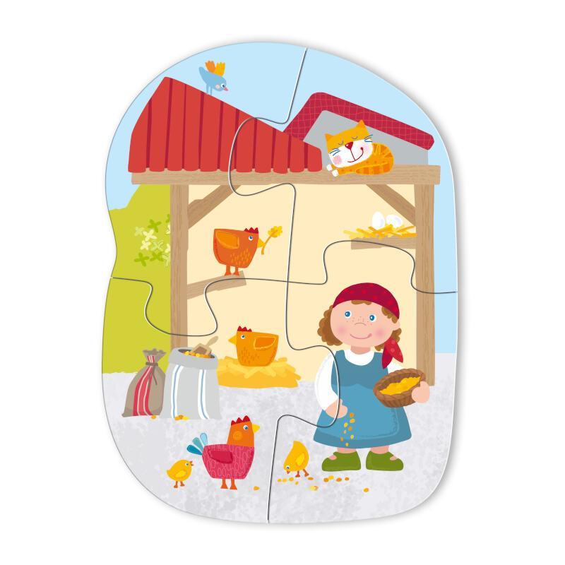 6 first jigsaw puzzles - Farm