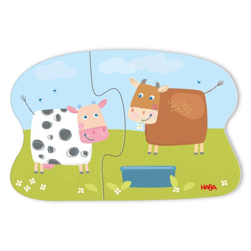 6 first jigsaw puzzles - Farm