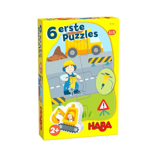 6 first jigsaw puzzles - Building site