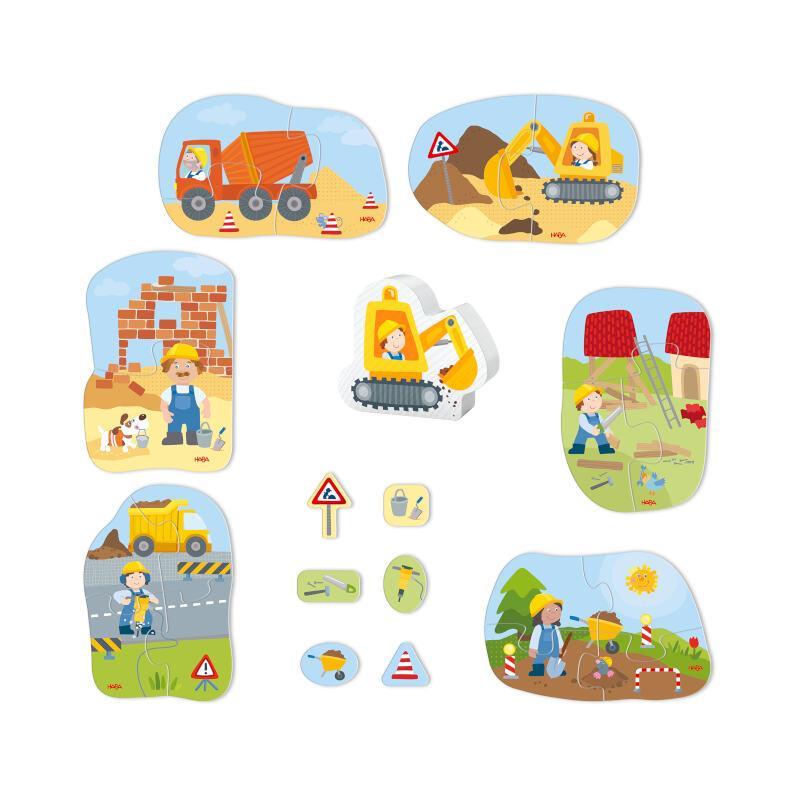 6 first jigsaw puzzles - Building site