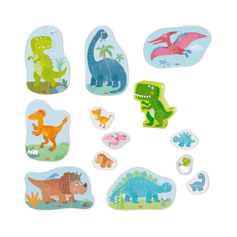 6 first jigsaw puzzles - Dinos