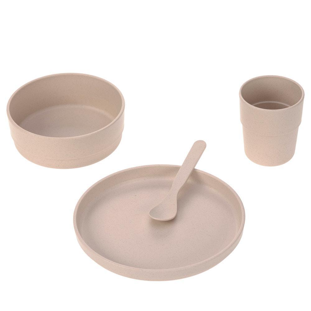 Set repas - Uni powder pink