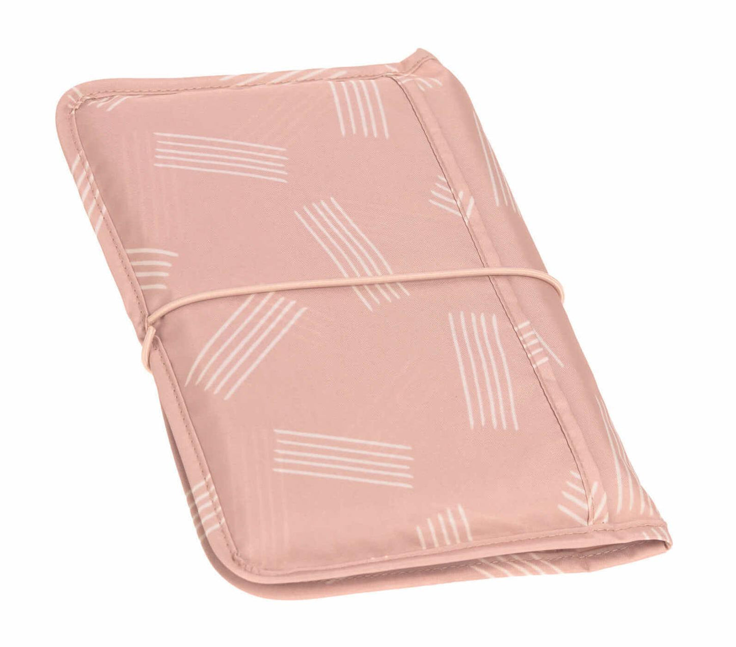 Pochette de change - Soft Stripes rose