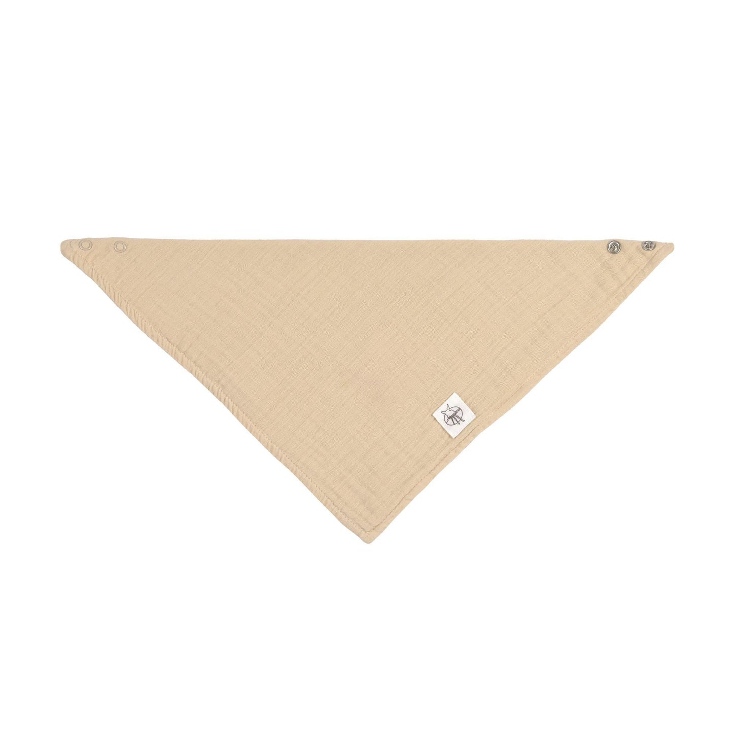 Bandana en mousseline de coton bio - Nature