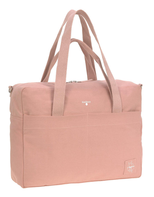 Sac à langer en coton bio - Rose