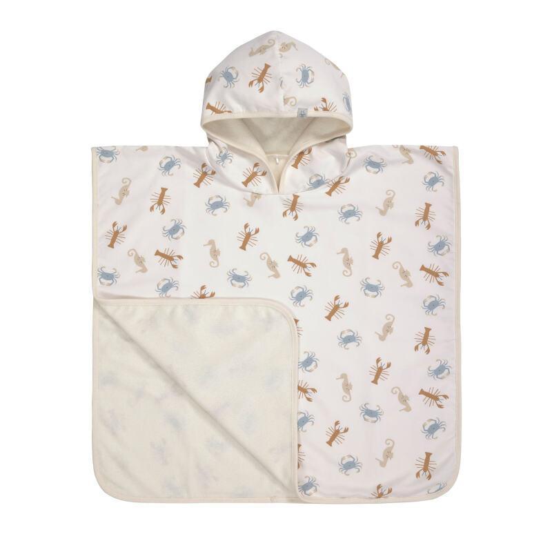 Poncho de bain - Animaux de mer - Milky