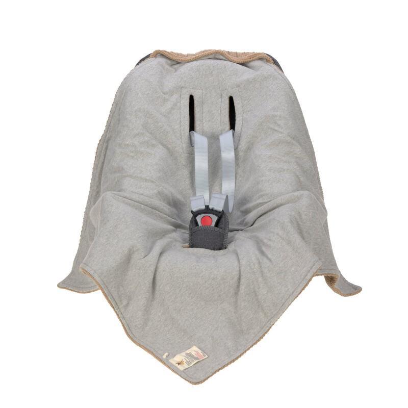 GOTS organic cotton baby seat cover - Sand