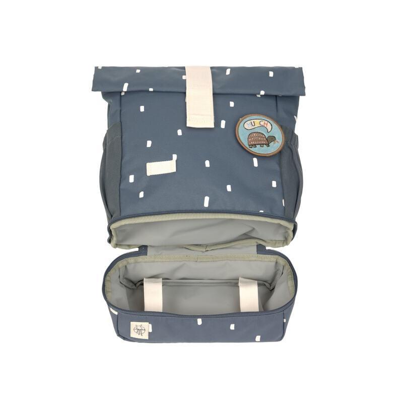 Mini Rolltop Backpack Happy Prints midnight blue - Laessig