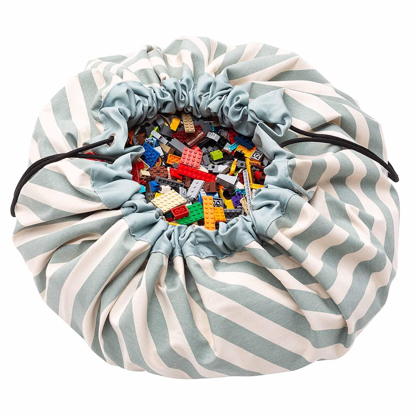 Sac de rangement Play&Go - Rayures vertes