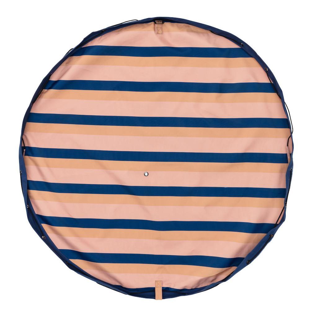 Sac de rangement/tapis de jeu Outdoor - Mokka Stripes