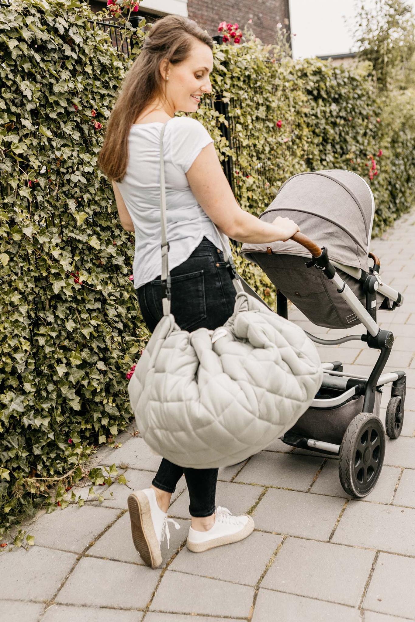 Sac à jouets et tapis d'éveil - Meadow Green - Organic