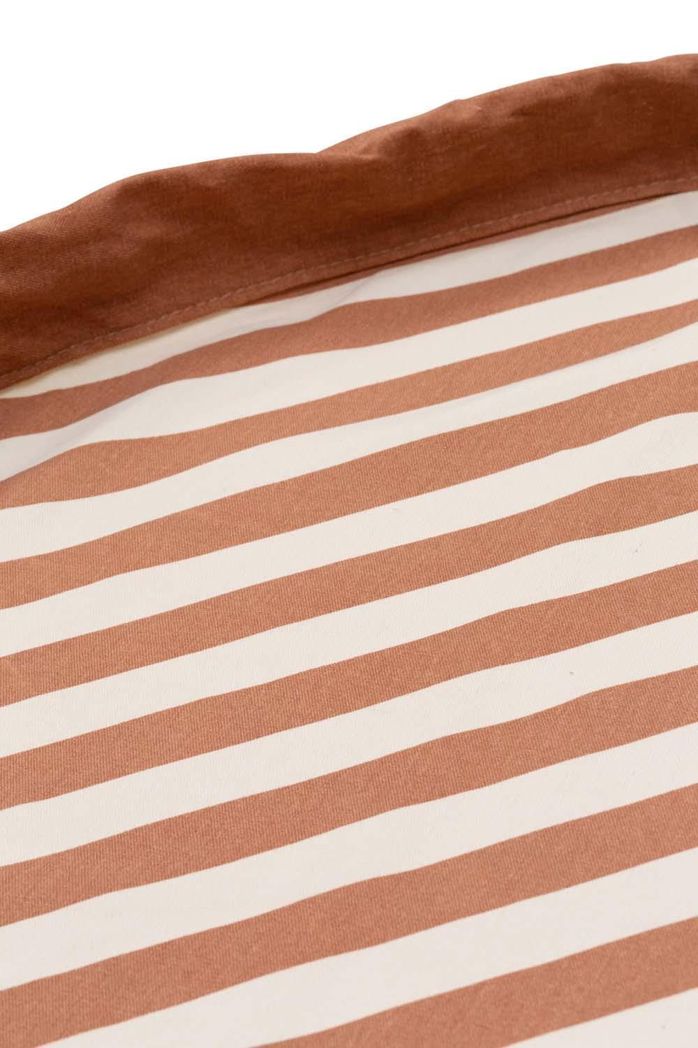 Sac à jouets et tapis de jeu - Stripes Brown