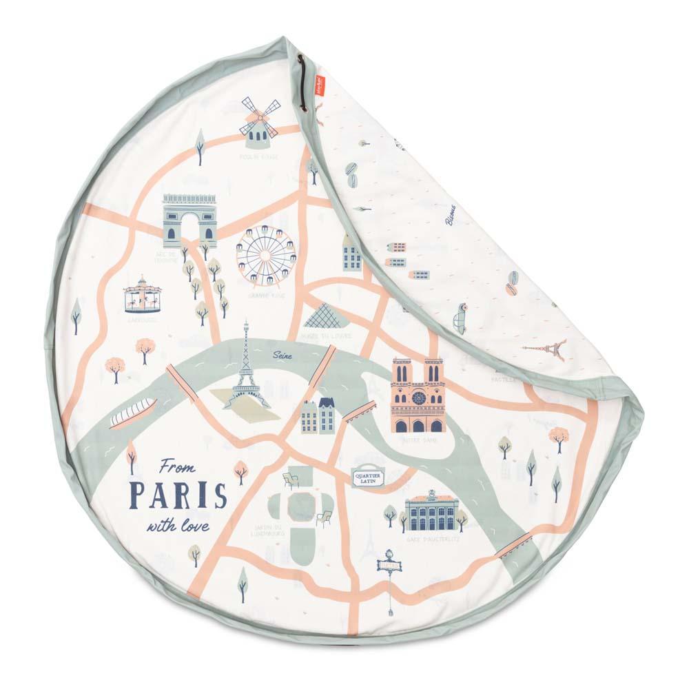 Sac à jouets et tapis de jeu - Paris Map