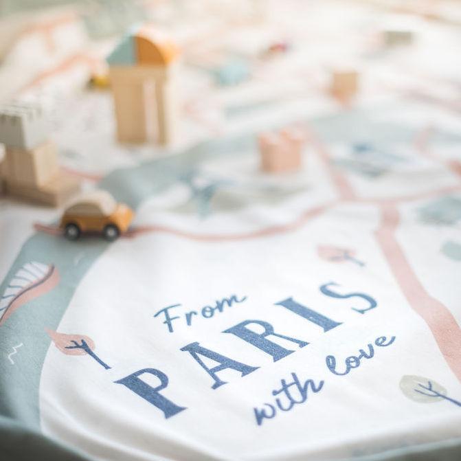 Sac à jouets et tapis de jeu - Paris Map