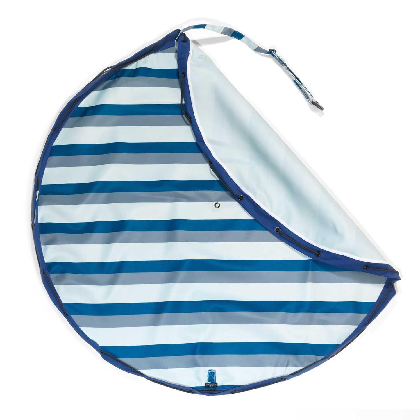 Sac à jouets et tapis de jeu Outdoor - Blue & green stripes