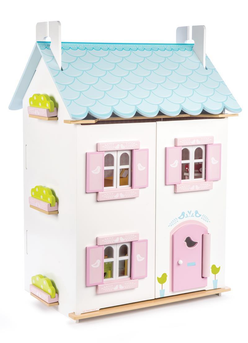 Maison de poupée en bois Blue Bird Cottage - dès 3 ans - Le Toy Van