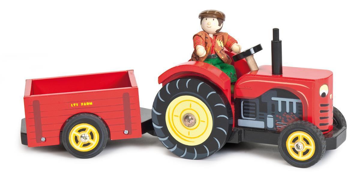 Jouet en bois tracteur de Bertie - Le Toy Van