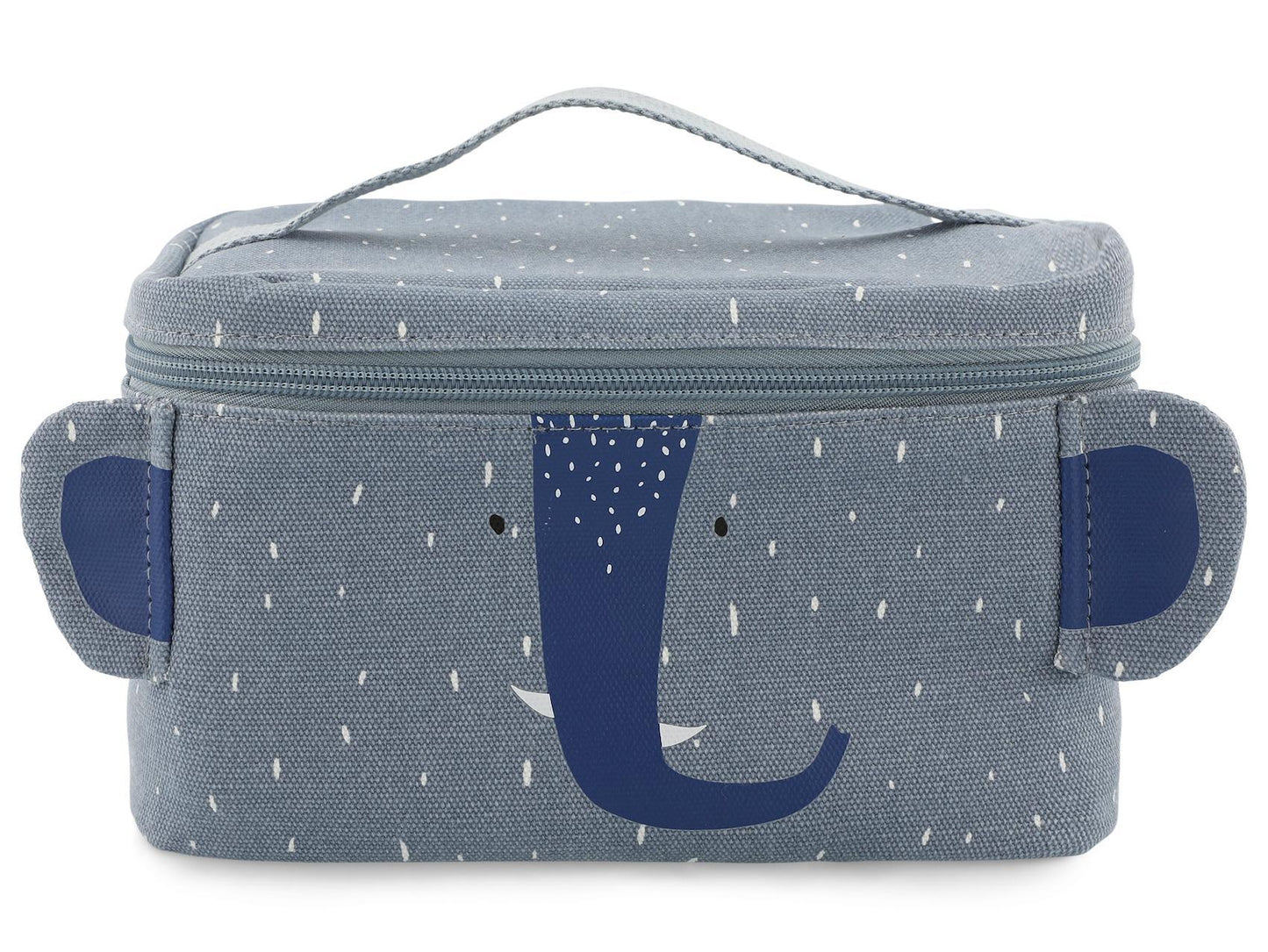 Trixie Mrs. Elephant Insulated Lunch Bag - 20 x 14 x 14 cm, 100% Cotton