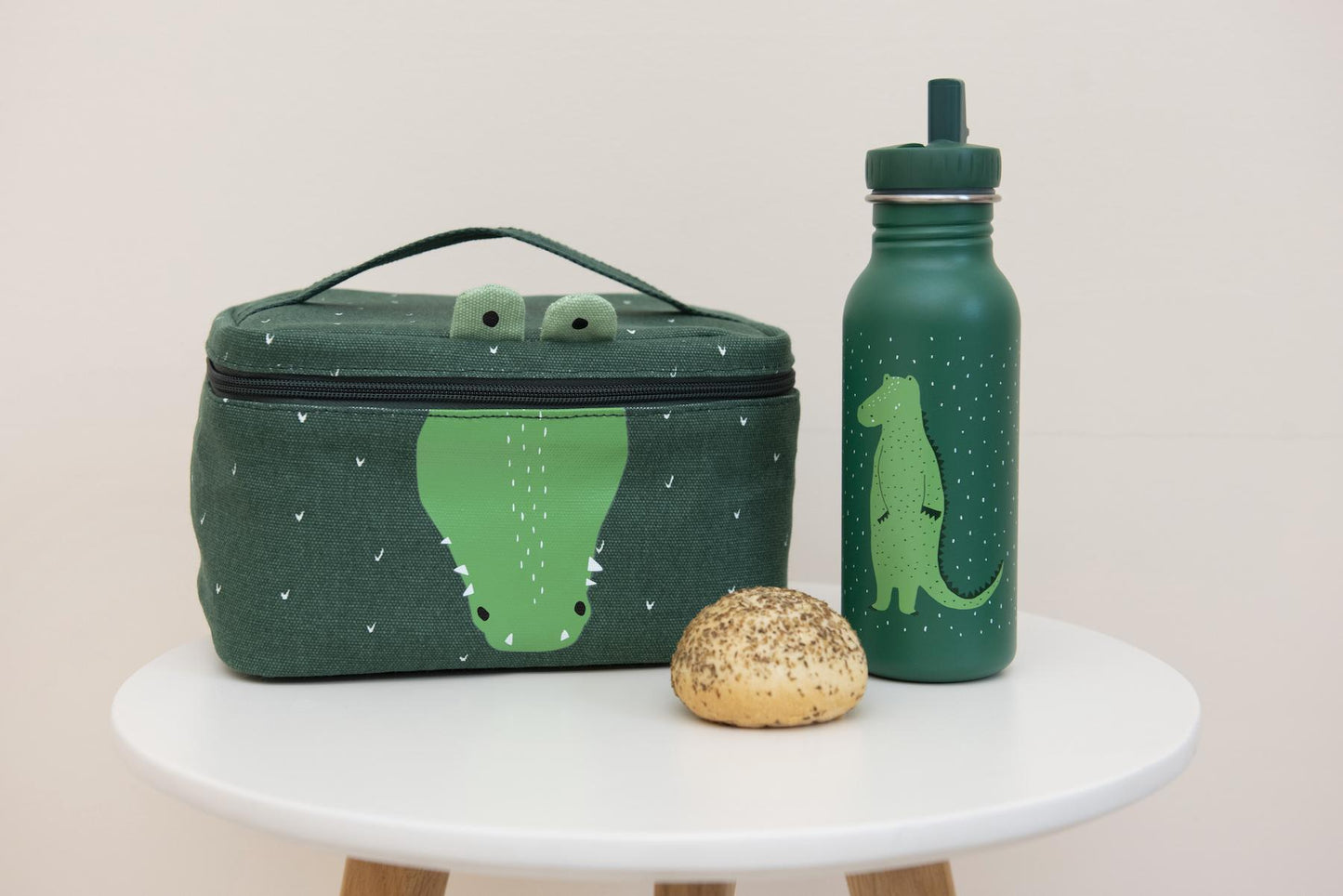 Mr. Crocodile Insulated Lunch Bag by Trixie - 20 x 14 x 14 cm