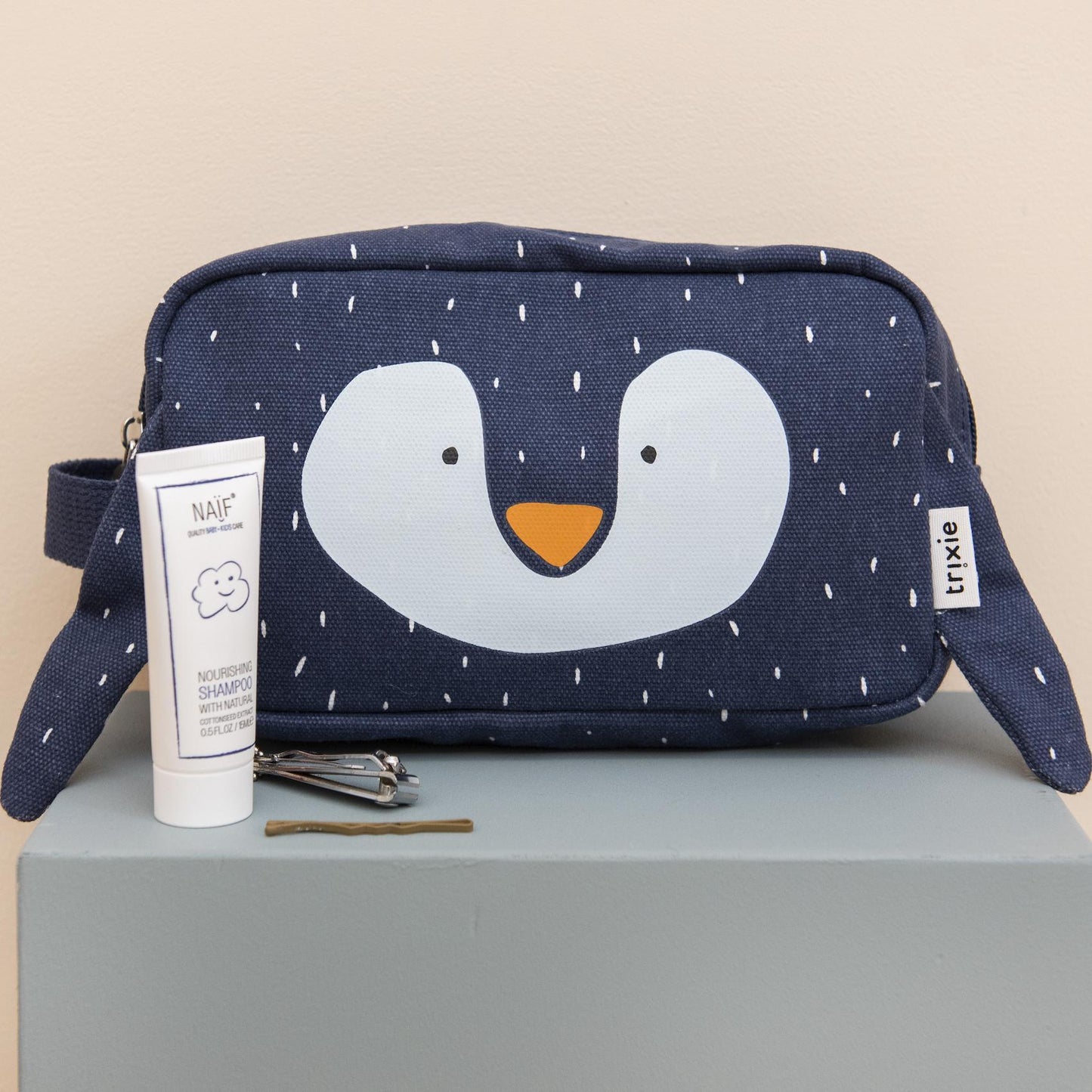 Children's Toiletry Bag - Mr. Penguin by Trixie