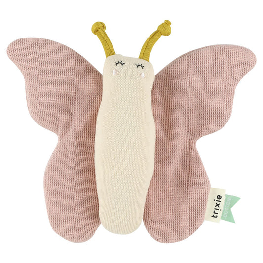 Trixie Butterfly Rattle - Organic Cotton and Recycled Polyester - 6+ Months