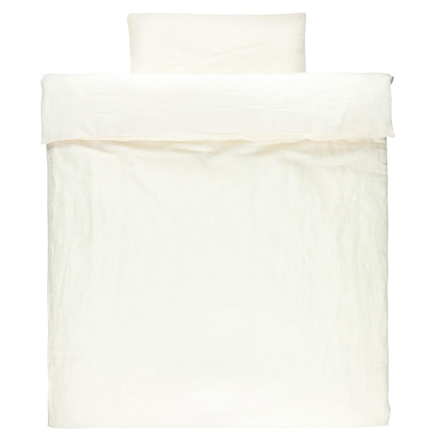 Trixie Pure Ecru Organic Cotton Duvet Cover Set - Ideal for Baby's Crib or Playpen