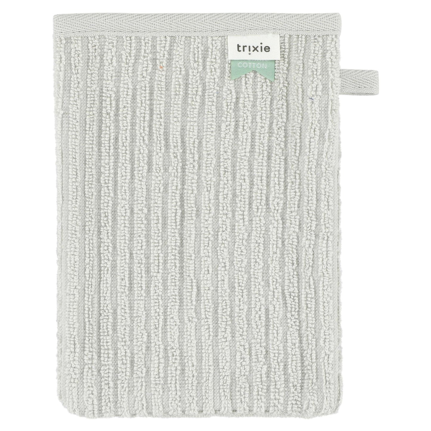 Set of 2 Organic Cotton Washcloths - Hush Petrol by Trixie, 100% cotton, 20 x 14 cm, from birth